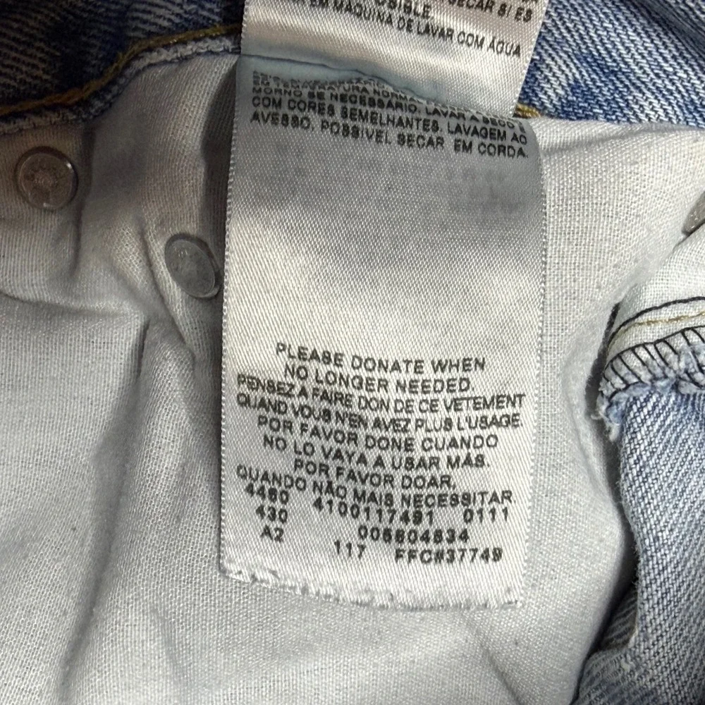 Levi's 560‎ men's comfort loose baggy light wash blue dad denim jeans 36x30